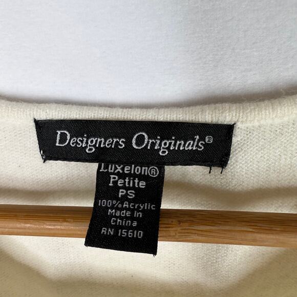 Vintage Designers Originals Cream Luxelon Tank Top PS - Picture 8 of 12